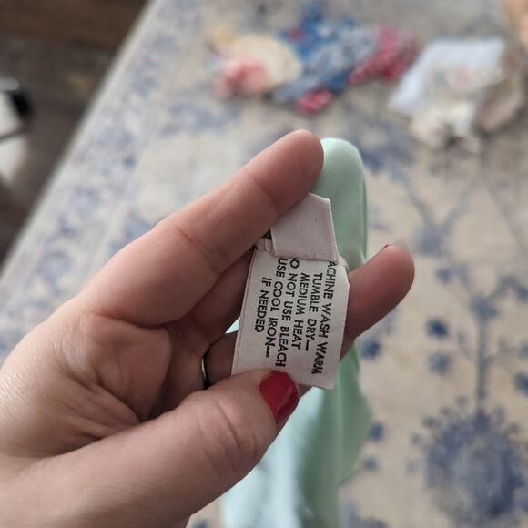 Vintage Women's Heiress Pale Green Slip Large - Picture 5 of 9